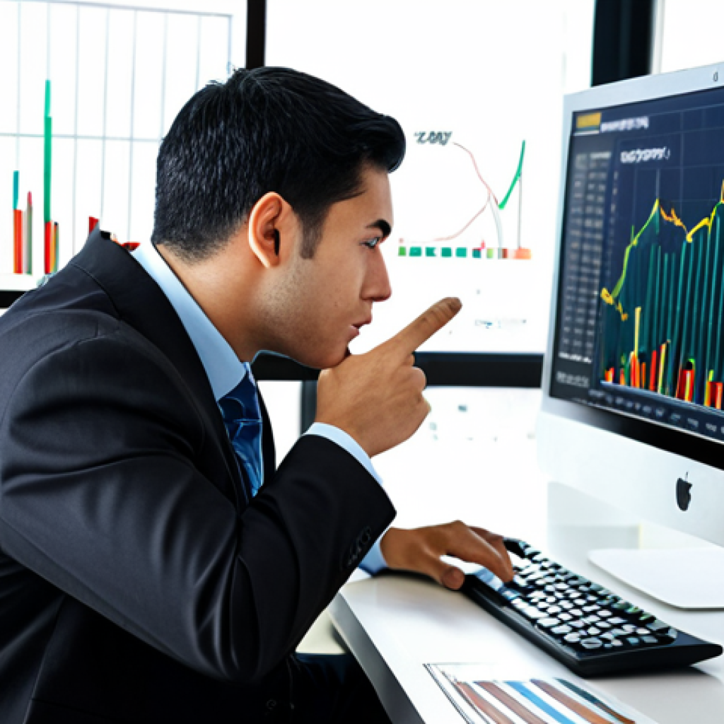 금융투자분석사와 리스크 분석 사례 - Financial Analyst at Work**

A professional financial analyst in a modern office setting, fully clot...